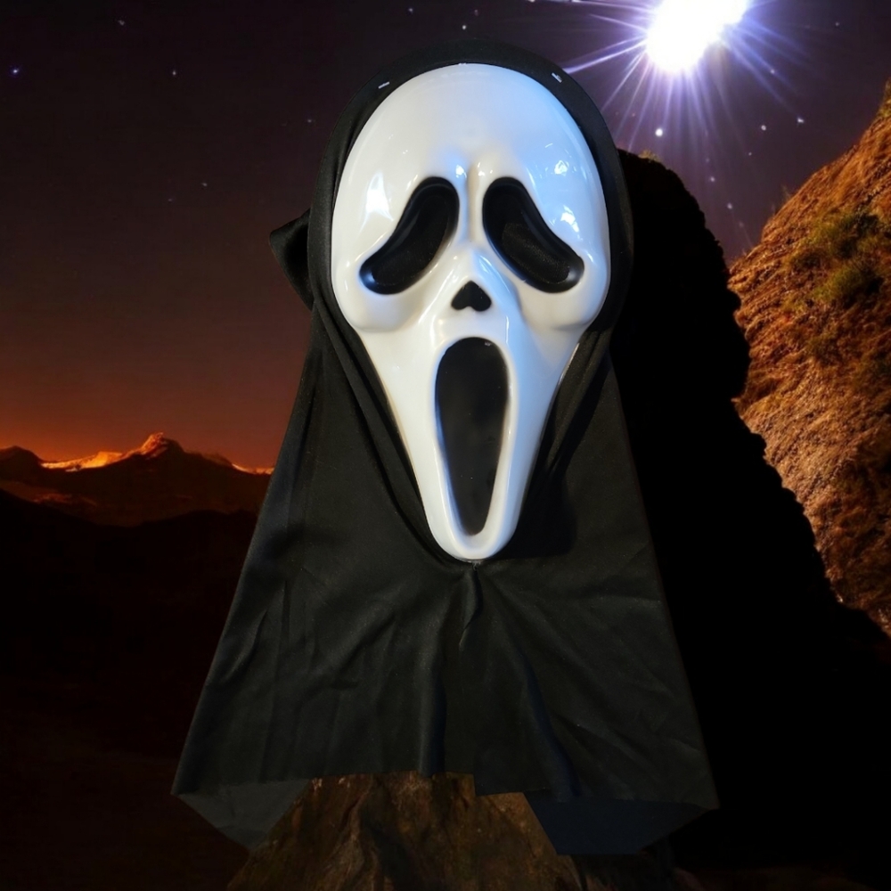 Scream Ghost Face Halloween Mask Scary Movie Fun World Easter Unlimited Holiday